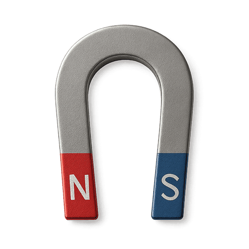 magnet horseshoe — PSLE Science Interactions reference diagram